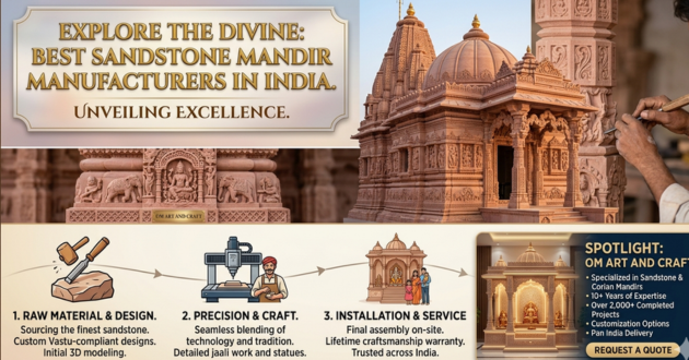 Best Sandstone Mandir Manufacturers in India